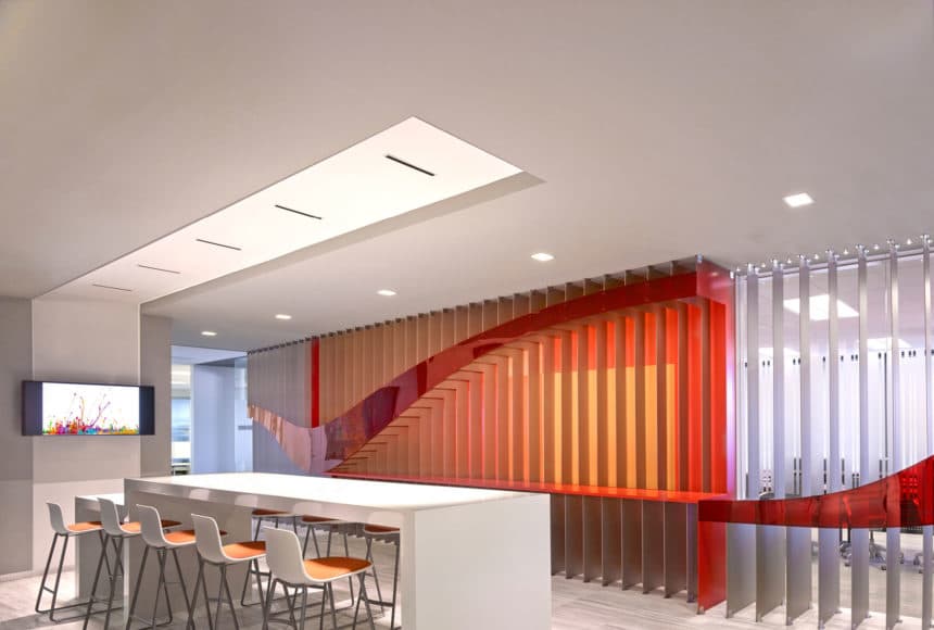 Asia Engineering & Construction painter finishing an interior wall in Singapore